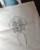 100% cotton tote bag with a hand-painted Cheirurus trilobite design