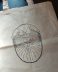 Sacoșă tote din bumbac 100% cu desen handmade trilobit Breviscutellum