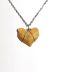 Colier handmade cu dinte fosilizat autentic de Rechin Squalicorax, 2,7 cm lungime pandantiv, 70 mil ani, Cretacic, Maroc